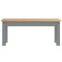 Juego de comedor Panama 3 pzas madera maciza de pino gris de , muebles para cocinas y comedores - Ref: Foro24-3345174, Precio...