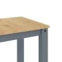 Esstischset Panama, 3-teilig, aus massivem Kiefernholz in Grau. von , Möbelsets für Küchen und Esszimmer - Ref: Foro24-334518...