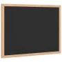 Black solid pine wood framed chalkboard 40x30 cm by , Notice boards - Ref: Foro24-4017408, Price: 14,86 €, Discount: %