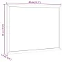 Tafel mit massivem schwarzen Kiefernholzrahmen 40x30 cm von , Notiz Bretter - Ref: Foro24-4017408, Preis: 14,86 €, Rabatt: %