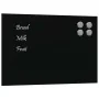 Pizarra magnética pared vidrio templado negro 40x30 cm de , Pizarras blancas - Ref: Foro24-4008603, Precio: 20,32 €, Descuent...
