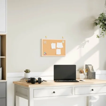Korktafel mit massivem Kiefernholzrahmen 40x30 cm. von , Notiz Bretter - Ref: Foro24-4017415, Preis: 10,59 €, Rabatt: %