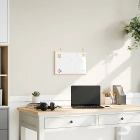 Magnetic whiteboard with pine wood frame 40x30 cm by , Notice boards - Ref: Foro24-4017401, Price: 16,92 €, Discount: %
