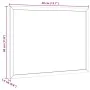 Magnetic whiteboard with pine wood frame 40x30 cm by , Notice boards - Ref: Foro24-4017401, Price: 16,92 €, Discount: %