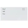 Pizarra magnética de pared vidrio templado blanco 100x50 cm by , White boards - Ref: Foro24-4008634, Price: 41,27 €, Discount: %