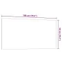 Pizarra magnética de pared vidrio templado blanco 100x50 cm by , White boards - Ref: Foro24-4008634, Price: 41,27 €, Discount: %