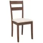 Sillas de comedor con cojines 2 uds madera maciza marrón caucho von , Essstühle - Ref: Foro24-4102380, Preis: 93,32 €, Rabatt: %