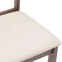 Sillas de comedor con cojines 2 uds madera maciza marrón caucho von , Essstühle - Ref: Foro24-4102380, Preis: 93,32 €, Rabatt: %