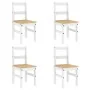 Panama 5-piece dining set made of solid white pine wood by , Furniture sets for kitchens and dining rooms - Ref: Foro24-33451...
