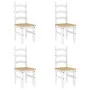Panama 5-piece dining set made of solid white pine wood by , Furniture sets for kitchens and dining rooms - Ref: Foro24-33452...