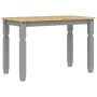 Juego de comedor Panama 3 pzas madera maciza de pino gris de , muebles para cocinas y comedores - Ref: Foro24-3345195, Precio...