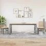 Panama 3-piece dining set made of solid gray pine wood by , Furniture sets for kitchens and dining rooms - Ref: Foro24-334520...