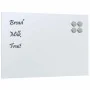 Magnetische Wandtafel aus gehärtetem weißem Glas 60x40 cm von , Whiteboards - Ref: Foro24-4008636, Preis: 29,62 €, Rabatt: %