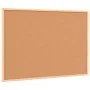 Cork board with solid pine wood frame 80x55 cm by , Notice boards - Ref: Foro24-4017420, Price: 25,79 €, Discount: %