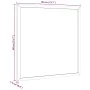 Tablero de corcho con marco de madera de pino macizo 40x40 cm de , Tablones de anuncios - Ref: Foro24-4017417, Precio: 12,73 ...