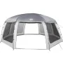 Carpa para piscina con desmontables y paredes azul 690x690 cm by , tents - Ref: Foro24-4100642, Price: 312,69 €, Discount: %