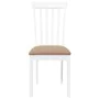 Sillas de comedor con cojines 2uds madera maciza blanco caucho von , Essstühle - Ref: Foro24-4102394, Preis: 99,74 €, Rabatt: %