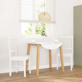 Sillas de comedor 2 unidades madera maciza de caucho blanco von , Essstühle - Ref: Foro24-4102431, Preis: 107,35 €, Rabatt: %