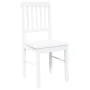 Sillas de comedor 2 unidades madera maciza de caucho blanco von , Essstühle - Ref: Foro24-4102431, Preis: 107,31 €, Rabatt: %