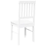 Sillas de comedor 2 unidades madera maciza de caucho blanco von , Essstühle - Ref: Foro24-4102431, Preis: 107,31 €, Rabatt: %