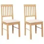 Esszimmerstühle mit Kissen, 2 Stück Massivholzgummi von , Essstühle - Ref: Foro24-4102427, Preis: 104,10 €, Rabatt: %