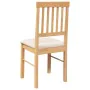 Dining chairs with cushions 2 units solid rubber wood by , dining chairs - Ref: Foro24-4102427, Price: 104,10 €, Discount: %