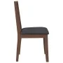 Esszimmerstühle mit Kissen, 2 Stück Massivholz Braun Kautschuk von , Essstühle - Ref: Foro24-4102396, Preis: 101,82 €, Rabatt: %