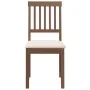 Esszimmerstühle mit Kissen, 2 Stück Massivholz Braun Kautschuk von , Essstühle - Ref: Foro24-4102425, Preis: 103,29 €, Rabatt: %