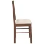 Esszimmerstühle mit Kissen, 2 Stück Massivholz Braun Kautschuk von , Essstühle - Ref: Foro24-4102425, Preis: 103,29 €, Rabatt: %