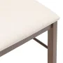 Dining chairs with cushions 2 pcs solid wood brown rubber by , dining chairs - Ref: Foro24-4102425, Price: 104,89 €, Discount: %