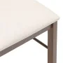 Esszimmerstühle mit Kissen, 2 Stück Massivholz Braun Kautschuk von , Essstühle - Ref: Foro24-4102425, Preis: 103,29 €, Rabatt: %