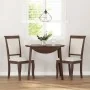 Esszimmerstühle mit Kissen, 2 Stück Massivholz Braun Kautschuk von , Essstühle - Ref: Foro24-4102486, Preis: 175,32 €, Rabatt: %