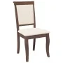 Esszimmerstühle mit Kissen, 2 Stück Massivholz Braun Kautschuk von , Essstühle - Ref: Foro24-4102486, Preis: 175,32 €, Rabatt: %