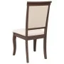 Esszimmerstühle mit Kissen, 2 Stück Massivholz Braun Kautschuk von , Essstühle - Ref: Foro24-4102486, Preis: 175,32 €, Rabatt: %