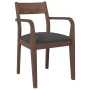 Dining chairs with cushions 2 pcs solid wood brown rubber by , dining chairs - Ref: Foro24-4102508, Price: 178,90 €, Discount: %
