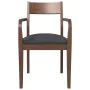 Dining chairs with cushions 2 pcs solid wood brown rubber by , dining chairs - Ref: Foro24-4102508, Price: 178,90 €, Discount: %