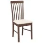 Sillas de comedor con cojines 2 uds madera maciza marrón caucho de , Sillas de comedor - Ref: Foro24-4102499, Precio: 121,05 ...