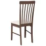 Esszimmerstühle mit Kissen, 2 Stück Massivholz Braun Kautschuk von , Essstühle - Ref: Foro24-4102499, Preis: 121,05 €, Rabatt: %