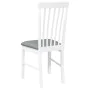 Esszimmerstühle mit Kissen, 2 Stück Massivholz, weißer Kautschuk von , Essstühle - Ref: Foro24-4102503, Preis: 121,05 €, Raba...