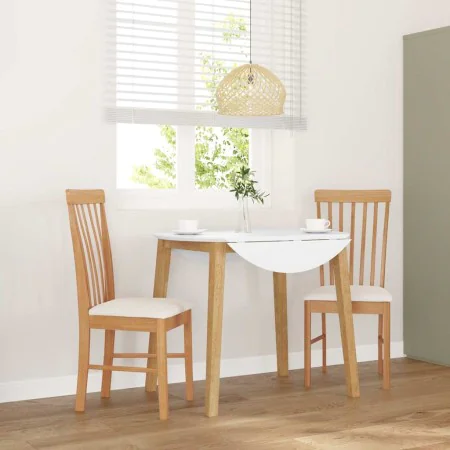 Sillas de comedor con cojines 2 uds madera maciza caucho by , dining chairs - Ref: Foro24-4102501, Price: 121,05 €, Discount: %