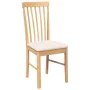 Sillas de comedor con cojines 2 uds madera maciza caucho by , dining chairs - Ref: Foro24-4102501, Price: 121,05 €, Discount: %