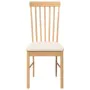Sillas de comedor con cojines 2 uds madera maciza caucho by , dining chairs - Ref: Foro24-4102501, Price: 121,05 €, Discount: %
