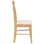 Sillas de comedor con cojines 2 uds madera maciza caucho by , dining chairs - Ref: Foro24-4102501, Price: 121,05 €, Discount: %