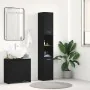Mueble de baño de madera de roble negro 30x30x183,5 cm von , Badezimmermöbel - Ref: Foro24-863124, Preis: 70,16 €, Rabatt: %