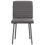 Sillas de comedor 2 unidades cuero sintético gris de , Sillas de comedor - Ref: Foro24-4101168, Precio: 86,91 €, Descuento: %