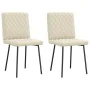 Esszimmerstühle, 2 Stück, Kunstleder in Cremefarbe. von , Essstühle - Ref: Foro24-4101114, Preis: 87,17 €, Rabatt: %
