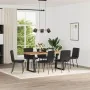 Esstischstühle, 6 Stück, schwarzes Kunstleder von , Essstühle - Ref: Foro24-3315541, Preis: 250,62 €, Rabatt: %