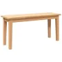 Solid Rubber Wood 90 cm Bench by , Dining and kitchen benches - Ref: Foro24-4102595, Price: 76,87 €, Discount: %