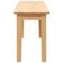 Bank 90 cm Massivholz Kautschuk von , Ess- und Küchenbänke - Ref: Foro24-4102595, Preis: 76,87 €, Rabatt: %