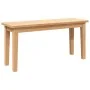 Bank 90 cm Massivholz Kautschuk von , Ess- und Küchenbänke - Ref: Foro24-4102595, Preis: 76,87 €, Rabatt: %